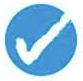 Blue check mark